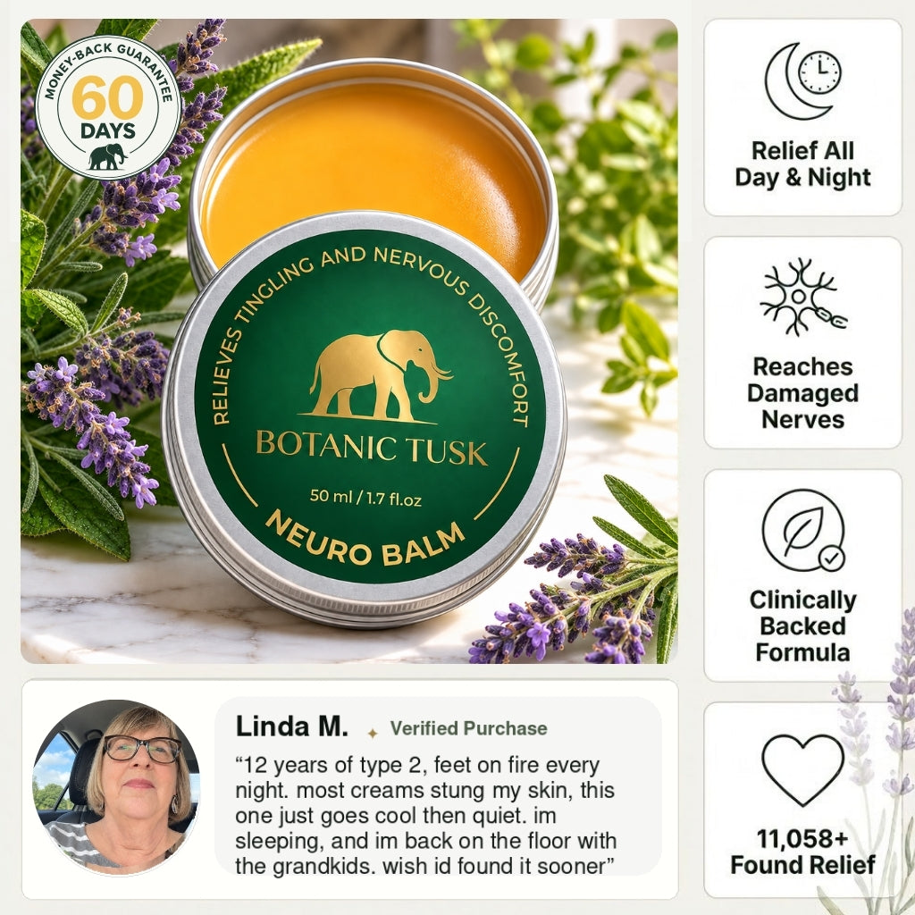 NeuroBalm • End Naturally Tingling, Burning & Numbness in Feet and Hands