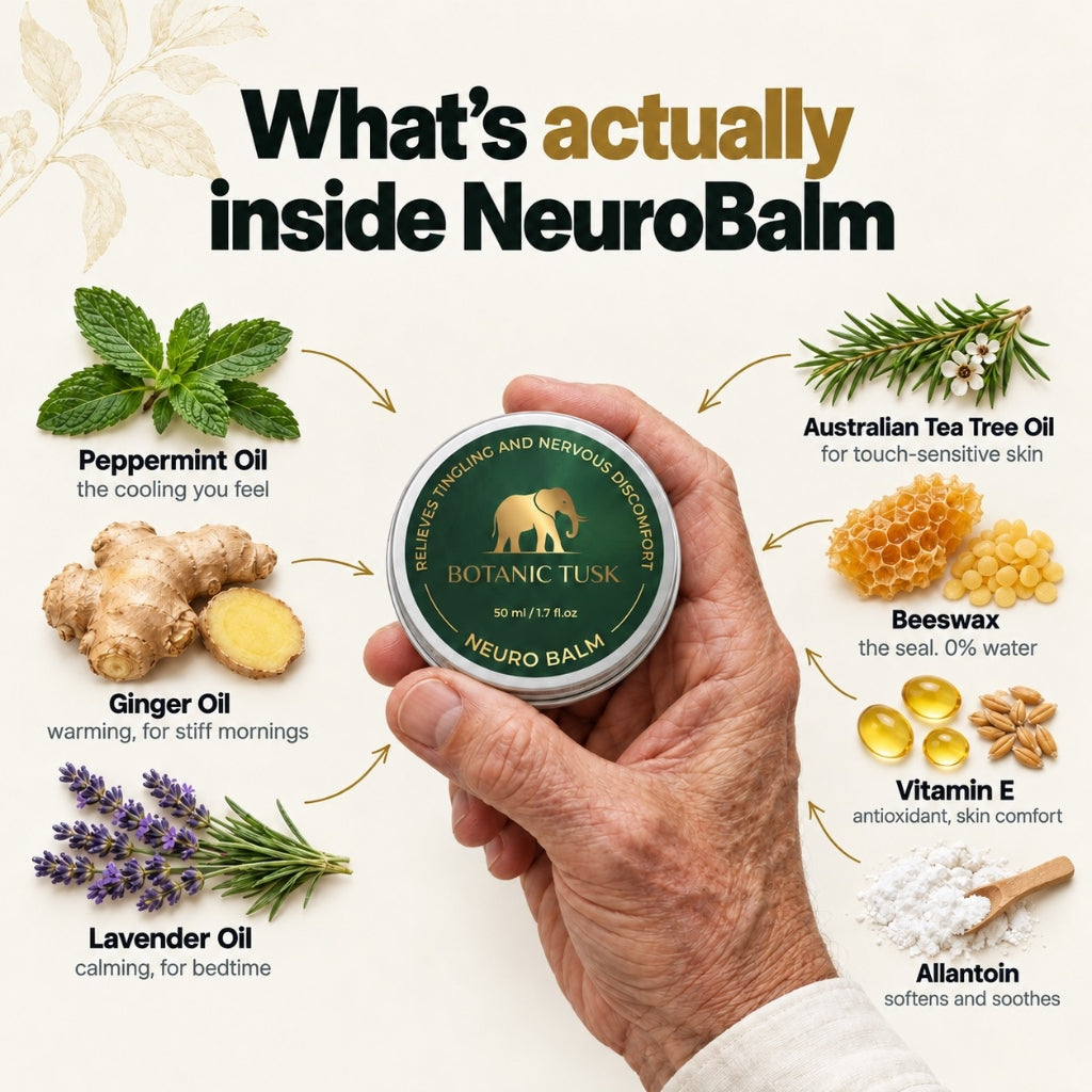 NeuroBalm • End Naturally Tingling, Burning & Numbness in Feet and Hands
