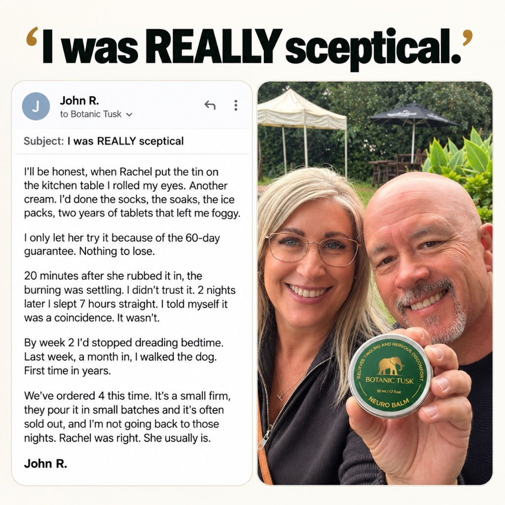 NeuroBalm • End Naturally Tingling, Burning & Numbness in Feet and Hands